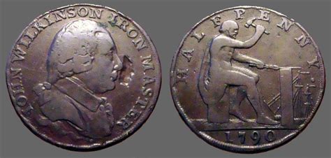 Britain John Wilkinson Ae295 12 Penny 1790 European Coins