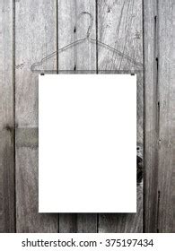 Closeup One Hanged Paper Sheet Clothes Stock Photo 359254412 Shutterstock