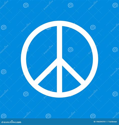 Signo Pacifista Paz De Símbolo Internacional Elemento De Diseño