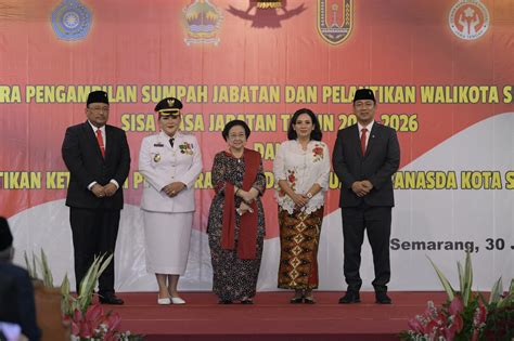 San Hendi Kepada Ita Usai Dilantik Jadi Wali Kota Semarang Pemerintah