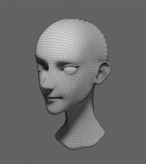Stylized Head 2 3d Model Cgtrader