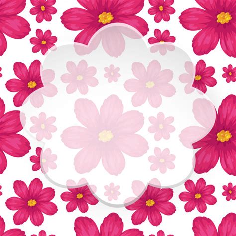 Polish your personal project or design with these flower border transparent png images, make it even more personalized and more attractive. Premium Vector | Border template with pink flowers