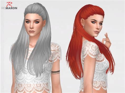 The Sims Resource Break Free Hair Retextured By Remaron Sims 4 Hairs