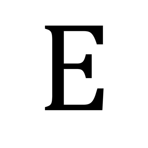 Letter E Png
