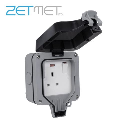 Outlets And Accessories 13 Amp Electrical Single Weatherproof Outdoor