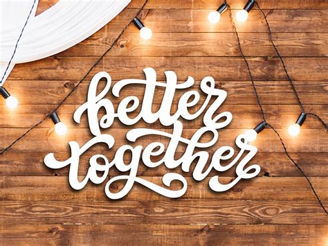 Better Together Sign Better Together Wedding Sign Custom Sign Etsy