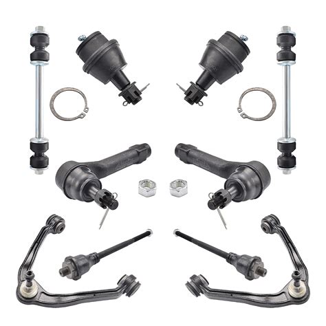 Astarpro Suspension Kit Pc Front Upper Control Arm Front Lower Ball Joints Sway Bar Tie