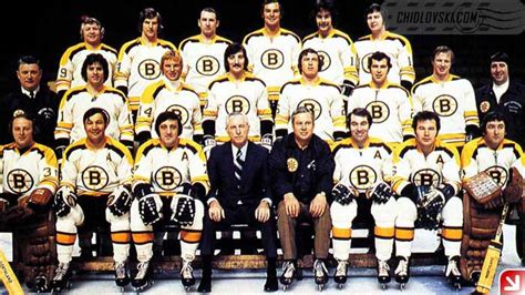 Boston Bruins Milestone Teams 1971 72 Stanley Cup No 5 Chidlovski