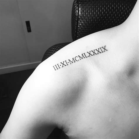 70 Best Roman Numeral Tattoo Designs And Meanings Be Creative 2019