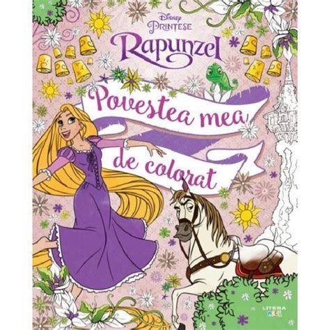Disney Printese Rapunzel Prima Mea Carte De Colorat Editura Litera