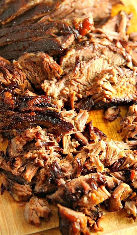 Beef brisket is my favorite meat to order in barbecue joints, although in those places it's usually smothered remove the brisket from the oven and open the foil pouch. Oven Cooked Barbeque Brisket | Recipe | Slow cooked meals, Food recipes, Beef recipes
