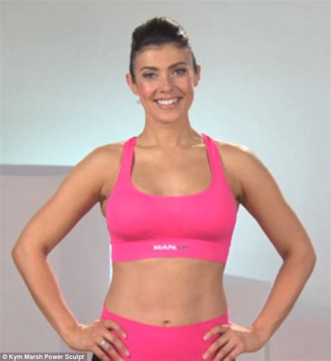 Kym Marsh Flaunts Her Toned Abs In Power Sculpt Workout Video Daily