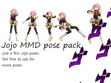 Mmd Dl Jojo Pose Pack By Calikov On Deviantart