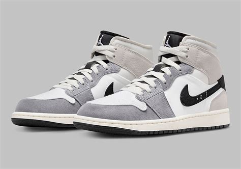 Air Jordan 1 Mid Craft Cement Grey Dz4136 002