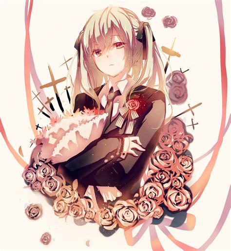 I am talking about roses. Corsage (Flower Bouquet) - Zerochan Anime Image Board