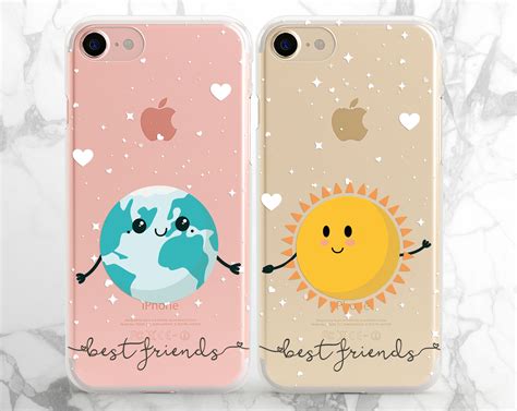 Best Friends Cases Iphone Couple Case Iphone Cute Case Xs Max Case