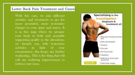 Lower Back Pain Treatment And Causes