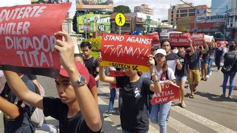 Thousands Join Rallies In Visayas To Protest Vs Tyranny Martial Law