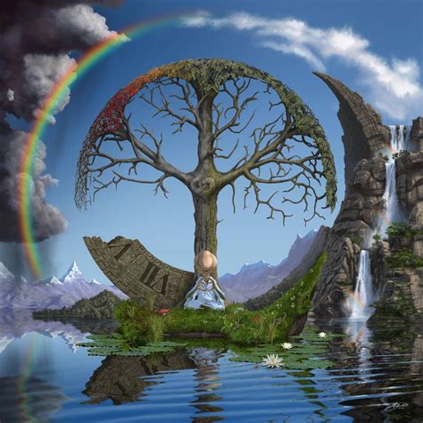 The Yggdrasilkin By Benphillips Tree Of Life Art Tree Art Spiritual Art
