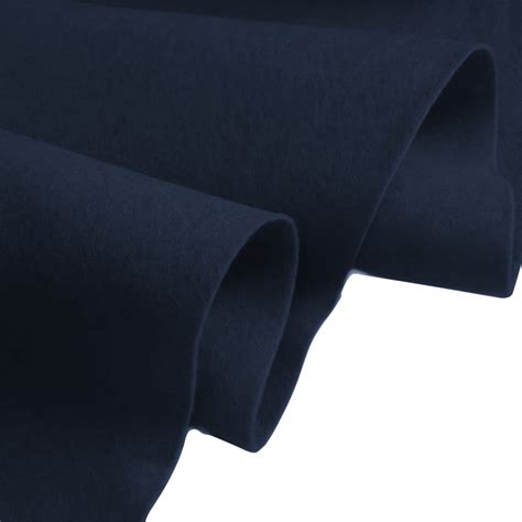 Navy Blue Felt Fabric 60 150cms Extra Wide 2 3mm Thick Etsy