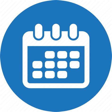 Calendar Circle Date Event Month Schedule Time Icon Download On
