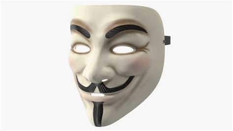 Modelo 3d Máscara De Guy Fawkes Turbosquid 1771475