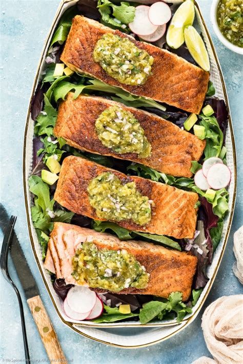Salmon With Salsa Verde Recipe No Spoon Necessary