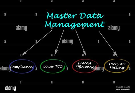 Diagram Of Master Data Management Stock Photo Alamy