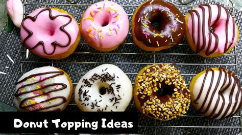 Glazed Donut Donut Topping Ideas วิธีแต่งหน้าโดนัทแบบง่ายๆ Youtube
