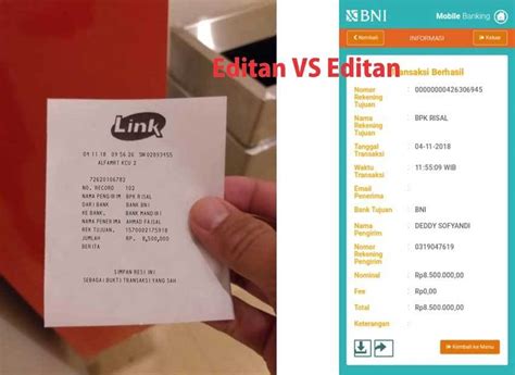 Selain bertransaksi di atm himbara (bni, mandiri, btn) atau atm link, nasabah bri juga tetap dapat dapat bertransaksi melalui 16.558 mesin atm bri dan 5.707 mesin crm bri yang tersebar di. Cara Bikin Bukti Transfer M Banking Bca Palsu - Temukan Contoh