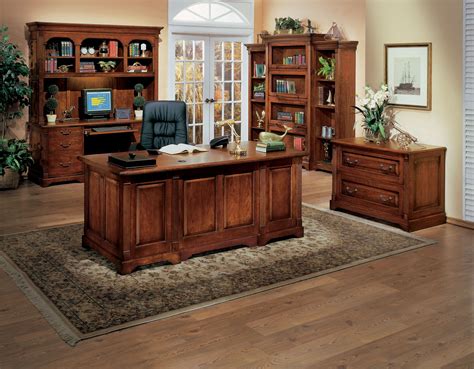 Office Winners Furniture Sets Country Cherry Desk Executive Traditio