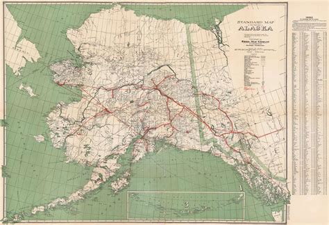 Standard Map Of The Territory Of Alaska Geographicus Rare Antique Maps