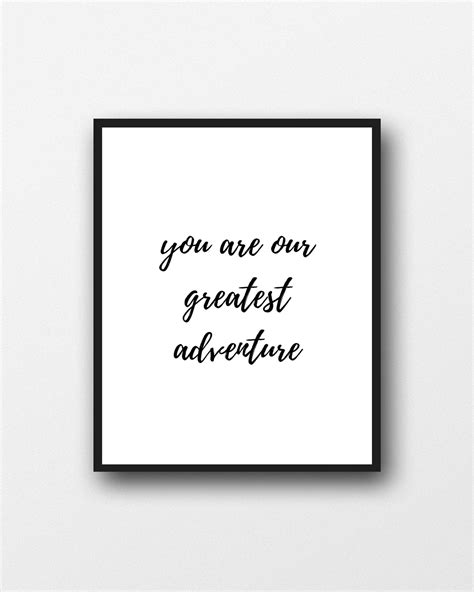 You Are Our Greatest Adventure Nursery Print Nursery Art Printable