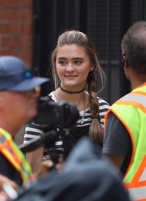 Lizzy Greene On The Set Of A Million Little Things Drama Series In