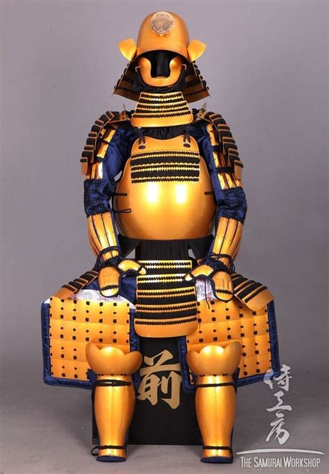 A Replica Of Tokugawa Ieyasus Golden Armor Which He Wore During The