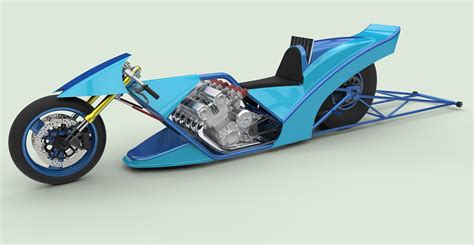 Competition motorcycles top fuel bike going down the phoenix strip on a 6.76 second, 208 mph qualifying pass. Top fuel bike | 3D model | Top fuel, Top fuel dragster, Bike