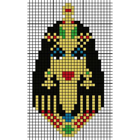 Maybe you would like to learn more about one of these? Cleopatra Ancient Egypt hama perler pattern | Perler ...