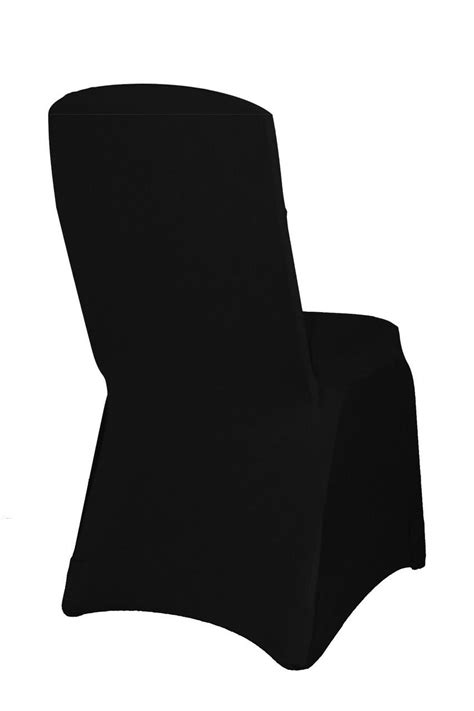 Cushioned back and 2.5 thick foam seat are covered with durable black vinyl upholstery. Square Top Stretch Spandex Banquet Chair Cover Black ...