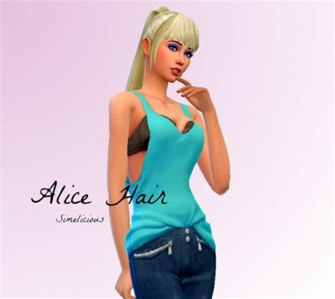 Alice Hair At Simelicious Sims 4 Updates
