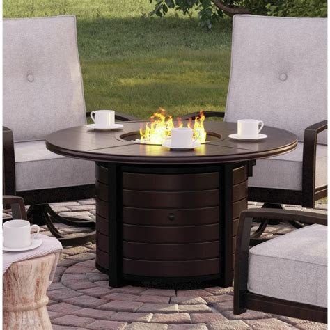 Why choose a propane fire pit? Schum Aluminum Propane Fire Pit Table in 2020 | Propane ...