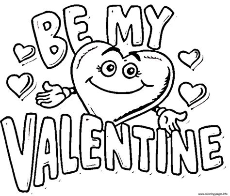 Coloring Pages Of Valentines Day At Free Printable