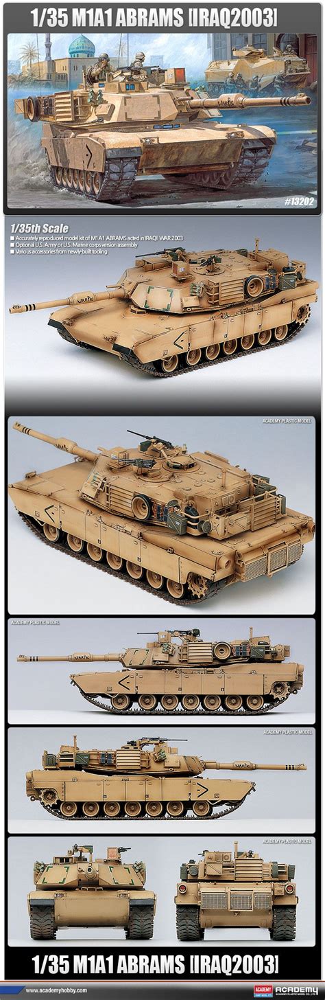 135 M1a1 Abrams Iraq2003 Military Scale Models Model Tanks