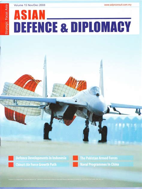 Asian Defence And Diplomacy Vol 15 Nov Dec 2008 Indonesia Economies