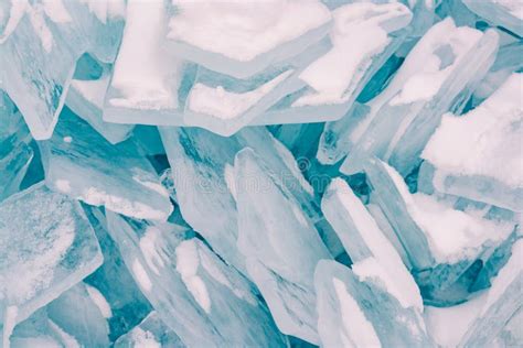 Ice Cracked Breaking Background And Texture Stock Image Image Of