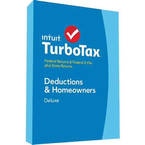 Intuit Turbotax Deluxe Federal E File State B H