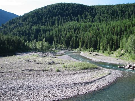 The South Fork Of The Flathead River Montana Natural Landmarks Fly