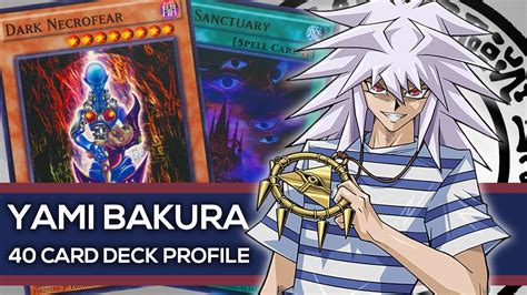 Yami Bakura Deck Profile Yu Gi Oh Character Decks Youtube