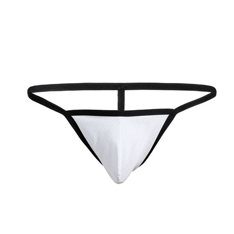 Clever Menmode Men G String Lingerie Thong Mesh Underwear Sexy Jockstrap Mini Panties Hombre T