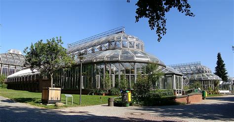 Její nejznámější částí je skleník fata morgana, ale k zahradě patří také venkovní expozice včetně vinice sv. Botanická zahrada Berlín - Steglitz-Zehlendorf, Berlín ...