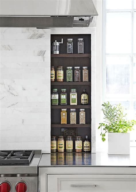 With adequate shelves and sections, the entire range of racks is offered in a variety of sizes and dimensions. Hidden Spice Cabinet - Traditional - kitchen - Traditional ...